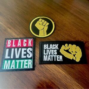 Black Lives Matter patches. No size